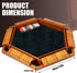 1-6 16 Toidgy Players Shut The Box Dice Games, Wooden Board Table Math Game with Dice and Instructions, Classics Close