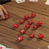 12-Pack 20 D20 SmartDealsPro Sided Dice Pearl Large Polyhedral Spin Down Dice Die with Pouch for DND RPG MTG Table Game
