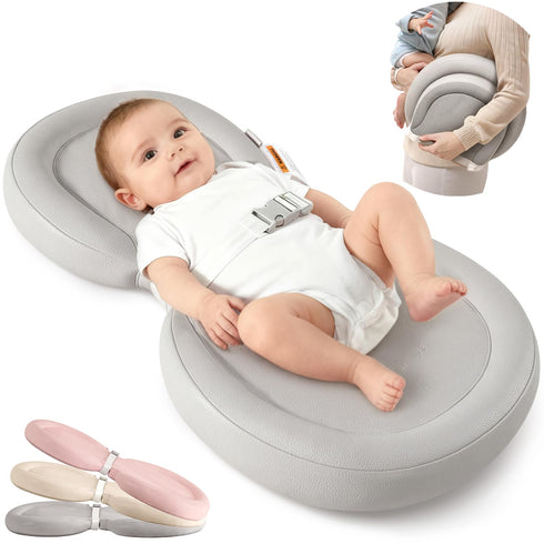 Waterproof Peanut Baby Changing Pad, Foldable Travel On-the-Go for Dresser & Changing