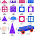 TEMI Magnetic Tiles Building Blocks, Magnets Building Set, Learning Toys, Christmas Gift for Ages 3-8, 80pcs