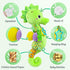 Baby Toys Musical Seahorse, Infant Stuffed Animal with Crinkle and Rattles, Soft Sensory Toys for Newborn Boys Girls