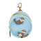 YETTASBIN Cartoon Sea Otters Portable Pacifier Holder Case with Metal Hook Buckle &