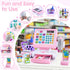 3+ PLAY Kids Cash Register Toy - Pretend Play Calculator Register Toys with Microphone/Conveyors/Play
