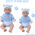 1722 Inch Dolls,13 Set 3+ BABESIDE Reborn Baby Doll Accessories for Pcs Baby Doll Clothes and Bear Gift Includes