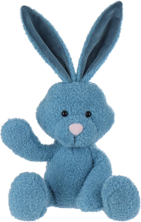 Apricot Lamb Toys Plush Jewelry - 8.7 Inch Blue Velvet Bunny Rabbit Stuffed Animal, Soft Cuddly Gift for Kids