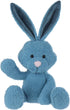 Apricot Lamb Toys Plush Jewelry - 8.7 Inch Blue Velvet Bunny Rabbit Stuffed Animal, Soft Cuddly Gift for Kids