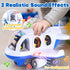 PLAY Airplane Toy for Kids, Toddler Travel Plane Toys 2+ Years Old, Musical Toy Airplane with Lights, Small Figures &