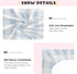 Cozy 27 39 inch Kigai Light Blue Crib Sheet for Boys Girls Gingham Baby Sheets Jersey Knit Fitted Crib Sheet