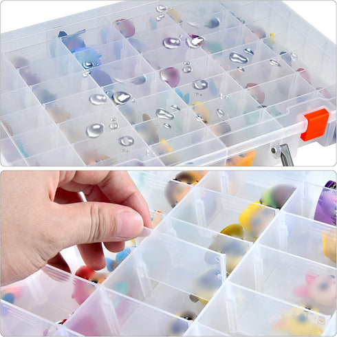 Display Case for Disney Doorables Collectible Mini Figures, Storage Organizer for MGA Entertainment Miniverse