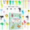 DOUDOULE 160PCS Food Picks for Kids with Storage Box, Kids Lunch Accessories for