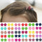 Elesa Miracle 60pcs Baby Girl Mini Hair Claw Clips, Flower Hair Bangs Pin, Baby Girl Hair Accessories