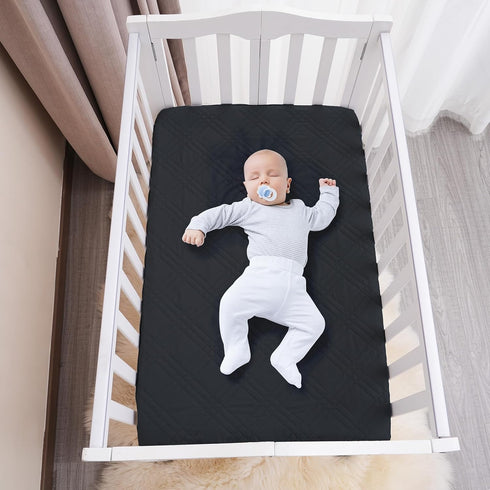 2 Pack Pack david's kids Waterproof Mini Crib Mattress Protector, Fit N Play, Playard and Mini Crib Mattresses, Ultra