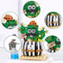 MEIEST Mini Bulbous Cactus Building Blocks Set, Creative DIY Unique Home Decoration, Artificial Flowers Plant