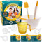 MasterChef Junior 7 Pc Baking Kitchen Set for Kids - Real Cooking Tools, Mixing Bowl, Rolling Pin, Recipes, Ages 6+