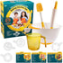 MasterChef Junior 7 Pc Baking Kitchen Set for Kids - Real Cooking Tools, Mixing Bowl, Rolling Pin, Recipes, Ages 6+