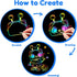 ZMLM Scratch Art for Kids, 60 Rainbow Scratch Paper Art Supplies Kits for Birthday Gift and Crafts