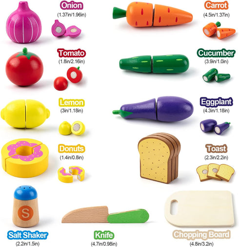 Set Juboury Pretend Play Kitchen - Toy Kitchen Accessories with Stainless Steel Cookware Pots and Pans, Plates, Cooking