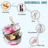YETTASBIN Hibiscus Flowers Portable Pacifier Holder Case with Metal Hook Buckle & Zipper for Diaper Bag and Stroller