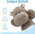 36", BENINY Giant Humongous Hippo Stuffed Animals Oversized Toy Plush Pillow Gift for Kid, Gray