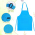 28 Set Handepo Pcs Kid Apron and Chef Hat Adjustable Bib Apron with Pockets for Kids Cooking Baking Painting Crafting
