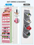 Closet (6 Over Door Hanging Organizer, No Tilt Baby Organizer for Diaper Kids Toys, Hanging Organizer Storage