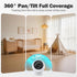 youkey 2.5K 360 2.4GHz 5G Baby Monitor, AI Crying & Motion Detection for Peace of Mind, Pan/Tilt, Invisible Night