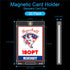 RIXUGIT 20-Pack 180pt Magnetic Card Holder for Trading-Cards - Clear Trading Card Sleeves, Magnetic Card Case