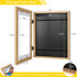 3Pack 10x12.5 8.5x11 Kids Art Frames Natural Woodgrain, Child Artwork Frame Without Mat Changeable Front Opening, Frame