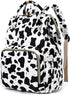 Xunteny Cow Print Baby Diaper Bag Backpack for Girls Boys, Waterproof Large Maternity