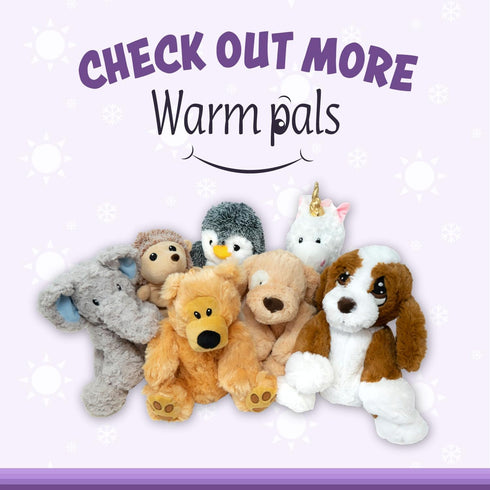 Warm Pals Rory Reindeer 1.5lbs Cozy Microwavable Lavender Scented Heated Plush Toy Bedtime Comfort Plushie