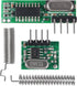 D-FLIFE 5pcs 433mhz Wireless RF Transmitter and Receiver with Antenna Ask Remote Control Module DIY Kit for Arduino