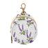 YETTASBIN Lavender Portable Pacifier Holder Case with Metal Hook Buckle & Zipper for