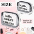 4 Packs Set Oudain Diaper Bag Organizer Pouches Clear PVC Travel Diaper Bag Waterproof Zippered Makeup Bag Dry Wet Bag