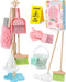 Lonico Wooden Kids Cleaning Toy Set for Toddlers Mop Broom and Dustpan