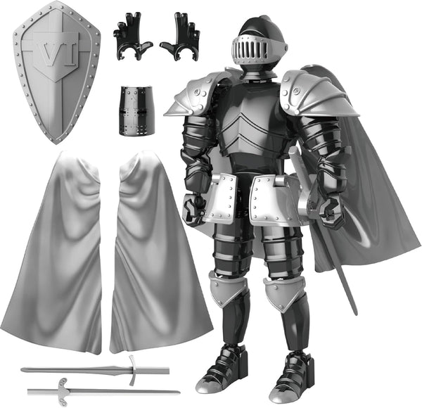 Knight Action Figures, Medieval Action Figures,Knight Armor Action Figure,Multi-Jointed Movable Robot Mannequin