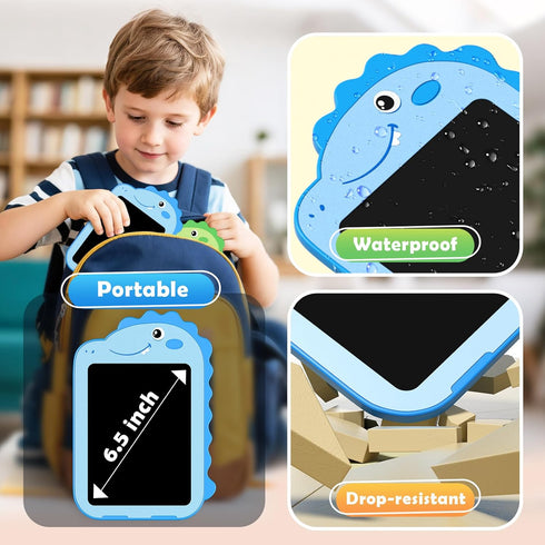 2 Pack 6.5 Inch 3 4 5 6 7 8 LCD Writing Tablet for Kids, Colorful Doodle Board Drawing Tablet, Educational Kid Toys