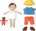 14 Inch Manhattan Toy Playdate Friends Alex Machine Washable and Dryer Safe Doll with Mini Bear Stuffed Animal