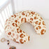 GFU Nursing Cover for Boys and Girls, Breastfeeding Case for Newborn, Soft Baby Breastfeeding Slipcover Colourful Brown
