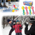 SupMLC 4 Snow Toys, Snowball Maker pcs Winter Snowball Tool Kit with Handle for Snow Ball Shapes Fights Outdoor Winter