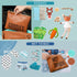 Set 4 Packing MOMINSIDE Baby Diaper Bag Organizer, Water Resistant Wet Bags of Leather Diaper Clutch,Diaper Bag