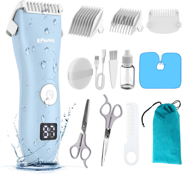 Baby Hair Clippers, Professional Quiet Hair Trimmer for Kids and Toddler, Waterproof