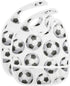 IHCVHQX 1 Pack Baby Feeding Bibs for Boys Girls Soccer Ball Pattern Toddler Infant Bandana Drool Bibs with Pocket
