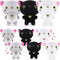 9 Pieces Mini Cat Plush Stuffed Animals, Cute Small Kittens for DIY Keychain Birthday Decoration
