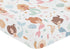 Sweet Jojo Designs Fitted Baby Crib Sheets (Ocean Mermaids) for Girls, Infant Nursery, Toddler Room - Standard Size