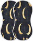 YETTASBIN Moons Stars Muslin Baby Burp Cloth, Super Soft Absorbent Cotton Burp Rag Baby Bibs Feeding Cloth for Newborn