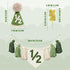 Squway 1/2 3PCS 6 Birthday Boy High Chair Banner - Half Birthday Decorations with Cone Birthday Hat Cake Candle, Half