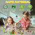 Afomida 215 Playset 4-7, 8+ PCS Creative Building Blocks Toy - Featuring Storage, Includes Dinosaur, Robot, Car