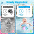 1-3 6-12 Summer 1 2 3 Baby Bath Toys for Kids Ages & Babies Months, Light Up Whale Sprinkler Water Pool Toys for Infant