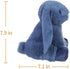 Apricot Lamb Toys Plush Navy Blue Bunny Rabbit Stuffed Animal, 8 Inches with Fluffy Soft Ears