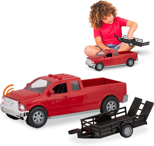 Driven by Battat Large 17 Inch Pick-Up Truck Toy for Kids Utility